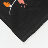 Mr And Mrs Claus Santa Hat Couples Family Christma Fleecedecke (Ecke)