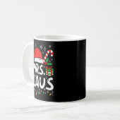 Mr And Mrs Claus Santa Hat Couples Family Christma Kaffeetasse (Vorderseite Links)