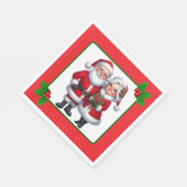 Mr. And Mrs. Claus Serviette (Ecke)