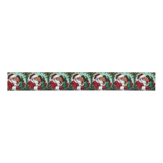 Mr and Mrs Claus Sweet Christmas Ripsband (Vorderseite)