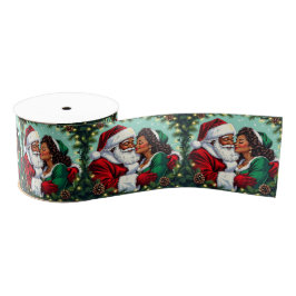 Mr and Mrs Claus Sweet Christmas Ripsband