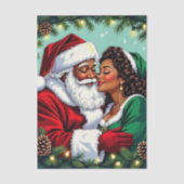 Mr and Mrs Claus Sweet Christmas  Seidenpapier (Vorderseite)