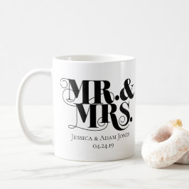 Mr. and Mrs. design, Vintag, elegant. Kaffeetasse