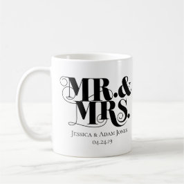 Mr. and Mrs. design, Vintag, elegant. Kaffeetasse
