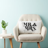 Mr. and Mrs. design, Vintag, elegant. Lendenkissen (Stuhl )