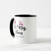 Mr. and Mrs First Christmas Together Tasse (Vorderseite Links)