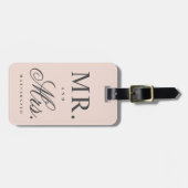 Mr. and Mrs. Gepäckanhänger (Vorderseite horizontal)