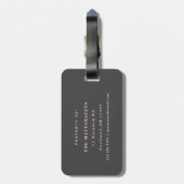 Mr. and Mrs. Gepäckanhänger (Rückseite vertikal)