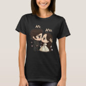 Mr and Mrs Honeymoon Couple T-Shirt (Vorderseite)