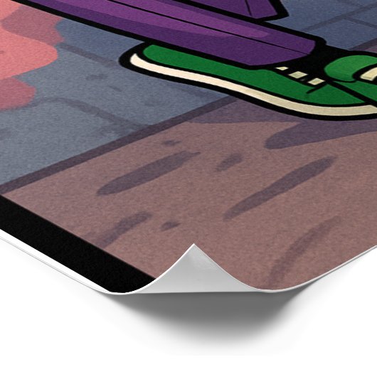 Mr and Mrs Joker Poster (Ecke)