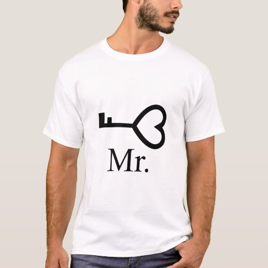 Mr. and Mrs. - Lock and Key T-Shirt (Vorderseite)