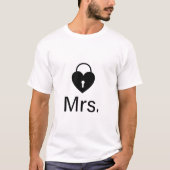 Mr. and Mrs. - Lock and Key T-Shirt (Vorderseite)