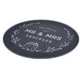 Mr. and Mrs New Zuhause Schneidebrett (Ecke)
