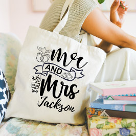 Mr. and Mrs. Newly Wed Tote Bag Tragetasche
