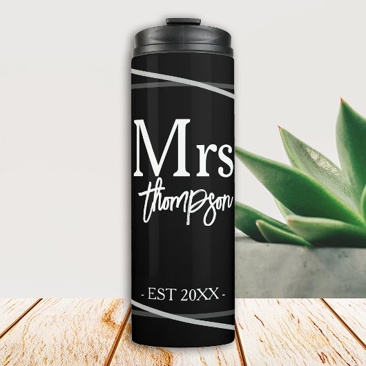 Mr. and Mrs Personalisiert Wedding Gift For Couple Thermosbecher