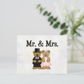 Mr and Mrs Postkarte (Stehend Vorderseite)