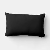 Mr. and Mrs. Script Established Wedding Pillow Lendenkissen (Rückseite)