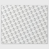 Mr. and Mrs. Script Schriftart - Hochzeit / Jahres Geschenkpapier (Flach)