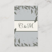 Mr. and Mrs Simple Blätter Modern Inspirivity Begleitkarte (Rückseite)