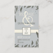 Mr. and Mrs Simple Blätter Modern Inspirivity Begleitkarte (Vorderseite)