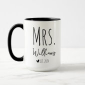 Mr. and Mrs. Tasse, Custom pair Tasse, Wedding Tas Tasse (Links)