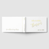 Mr. and Mrs Wedding Day Date Gold Gästebuch (Voll)