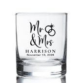 Mr. And Mrs. Wedding Whiskyglas