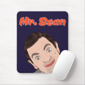 Mr. Bean (Rowan Atkinson) Fan Art Mousepad (Mit Mouse)