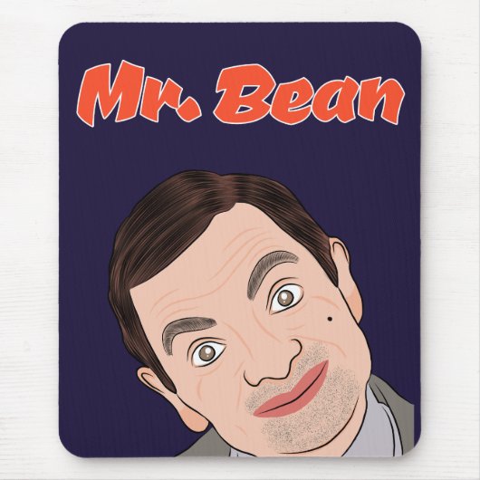 Mr. Bean (Rowan Atkinson) Fan Art Mousepad (Vorne)
