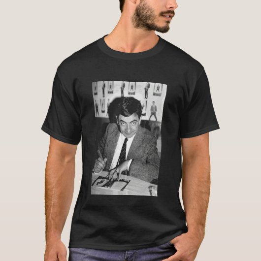 Mr Bean Rowan Atkinson Signierstunde 1 T-Shirt (Vorderseite)