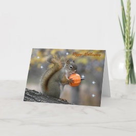 Mr. Bickles Die Eichhörnchenkarte Halloween Karte