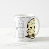 Mr Big Cheekbones & Even Bigger Mouth v3 Kaffeetasse (VorderseiteRechts)