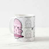 Mr Big Cheekbones & Even Bigger Mouth v3 Kaffeetasse (Vorderseite Links)