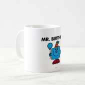 Mr. Birthday | Happy Birthday Balloon Kaffeetasse (Vorderseite Links)