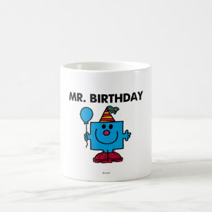Mr. Birthday Happy Birthday Balloon Kaffeetasse