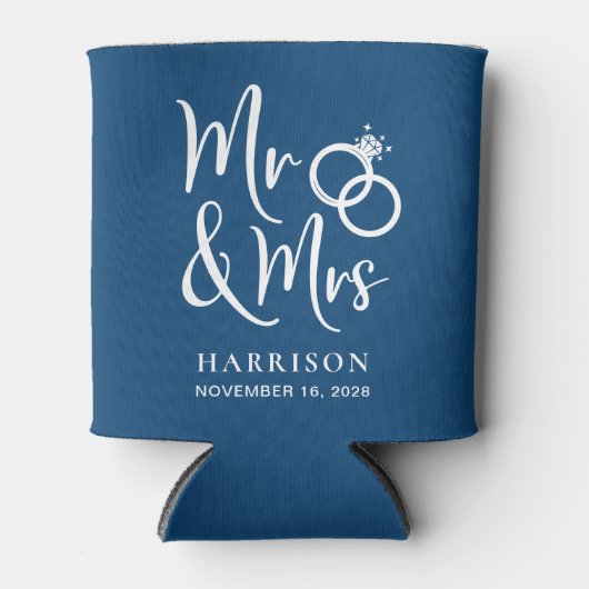 Mr. Blue Wedding Dosenkühler (Vorderseite)