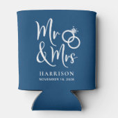 Mr. Blue Wedding Dosenkühler (Rückseite)