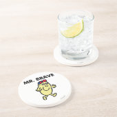 Mr Brave Waving Hello Getränkeuntersetzer (Seite)
