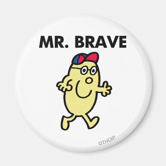 Mr Brave Waving Hello Magnet (Vorne)