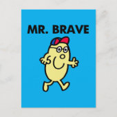 Mr. Brave Waving Hello Postkarte (Vorderseite)