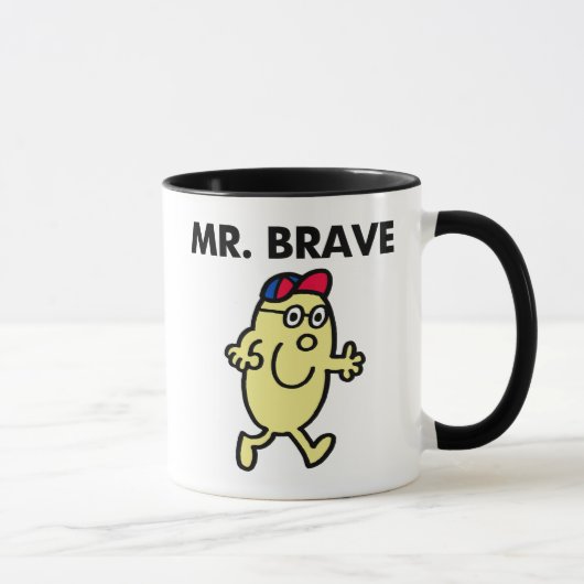 Mr Brave Waving Hello Tasse (Rechts)
