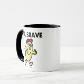 Mr Brave Waving Hello Tasse (Vorderseite Links)