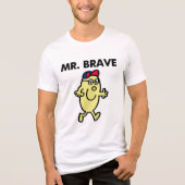 Mr Brave Waving Hello Tri-Blend Shirt (Vorderseite)