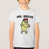 Mr Brave Waving Hello Tri-Blend Shirt (Vorderseite)