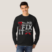 Mr Break It Mr. Fix It Funny Vater & Son Matching T-Shirt (Vorne ganz)