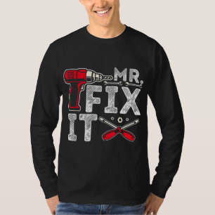 Mr Break It Mr. Fix It Funny Vater & Son Matching  T-Shirt