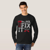 Mr Break It Mr. Fix It Funny Vater & Son Matching  T-Shirt (Vorne ganz)