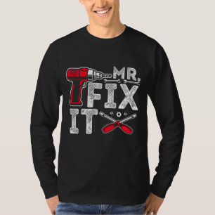 Mr Break It Mr. Fix It Funny Vater & Son Matching T-Shirt
