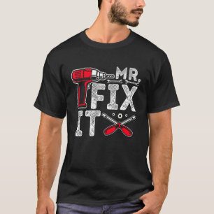 Mr Break It Mr. Fix It Vater & Son Matching Vaters T-Shirt