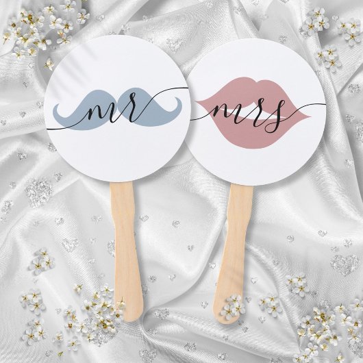 Mr. Bride or Groom Wedding Game Hand Fan Fächer